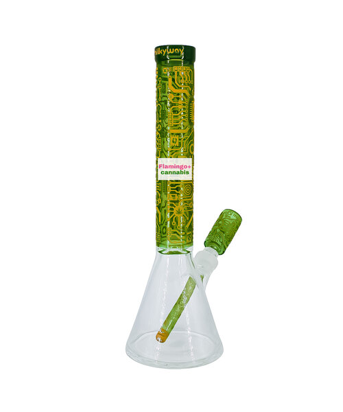 Milky Way Glass 16" Spectrum Beaker Bong Yellow