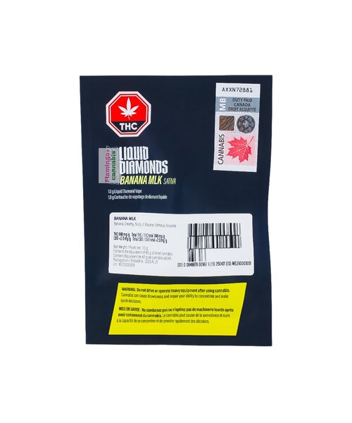 Debunk Banana MLK Sativa Liquid Diamond Cartridge 1G