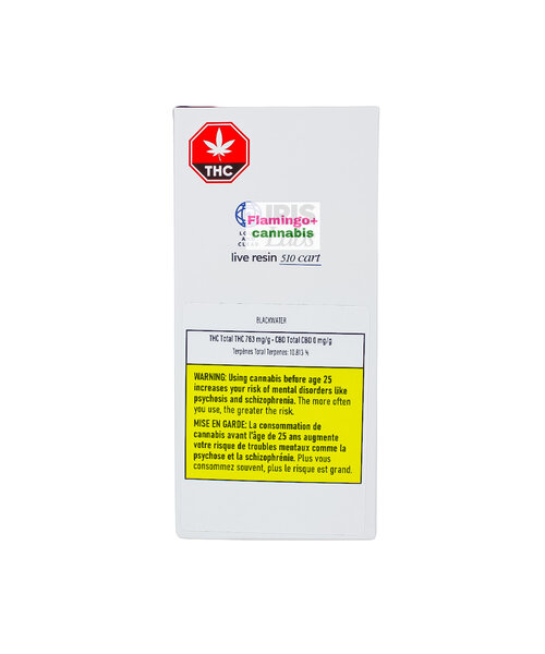 Iris Labs Black Water Live Resin Indica Cartridge 1G