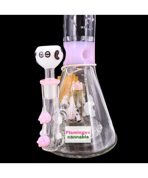 Cheech Glass 16" Cowabong Milky Beaker