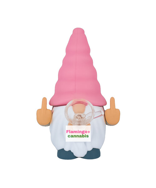 6" No Fux Gnome Water Pipe Assorted