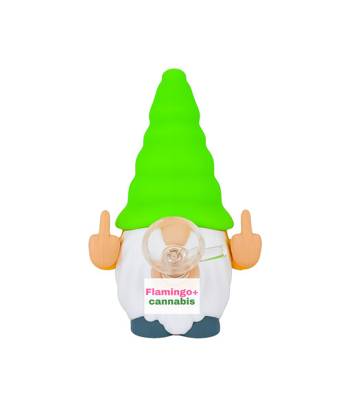 6" No Fux Gnome Water Pipe Assorted