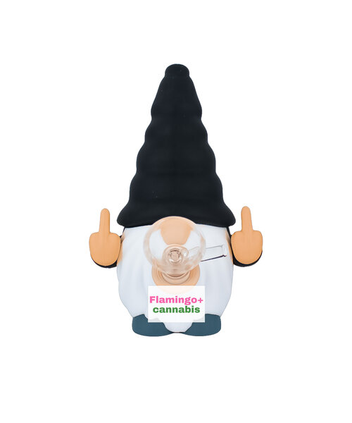 6" No Fux Gnome Water Pipe Assorted