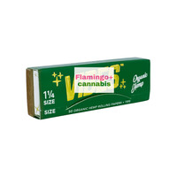 VIBES Organic Hemp 1 1/4" Papers w/Tips (Green)