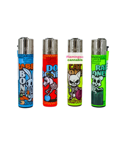 Clipper Refillable Lighter Haunted Animals