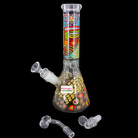 Arsenal 10" Mandala Maiden Tikki Mask Beaker Bong