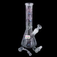Arsenal 10" Leafy Lush Beaker Bong Assorted