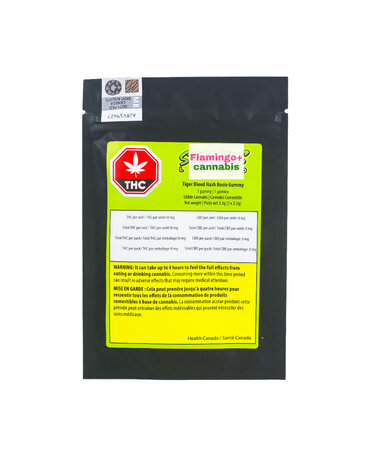 STRAINS Strains Limited Tiger Blood Hash Rosin Gummy 1X10MG STRAINS Strains Limited Tiger Blood Hash Rosin Gummy 1X10MG