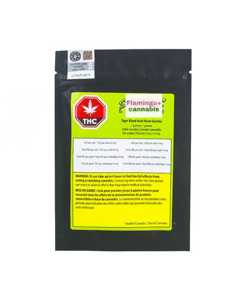 Strains Limited Tiger Blood Hash Rosin Gummy 1X10MG