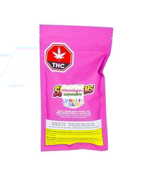 Shred Ems Crazy Cream Soda Party Pack Sativa Gummies 10X10MG