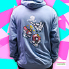 flamingo+ Flamingo+ Baby Blue Hoodie  "Stoner Paws"