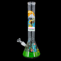 Red Eye Glass 15" Bong of the Living Dead Beaker Bong
