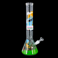 Red Eye Glass 15" Bong of the Living Dead Beaker Bong