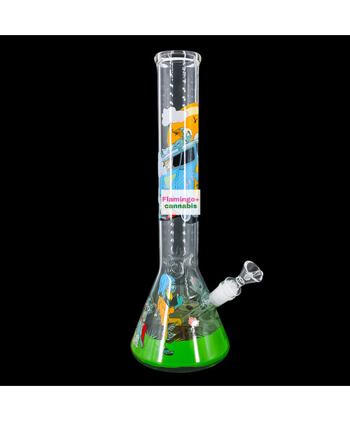 Red Eye Glass 15" Bong of the Living Dead Beaker Bong