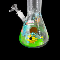 Red Eye Glass 15" Bong of the Living Dead Beaker Bong