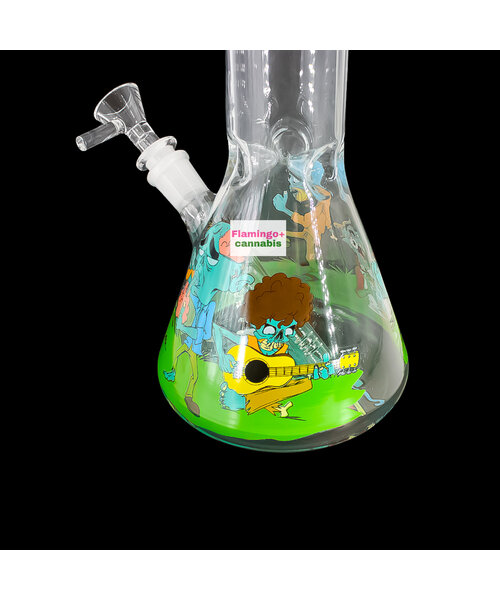 Red Eye Glass 15" Bong of the Living Dead Beaker Bong