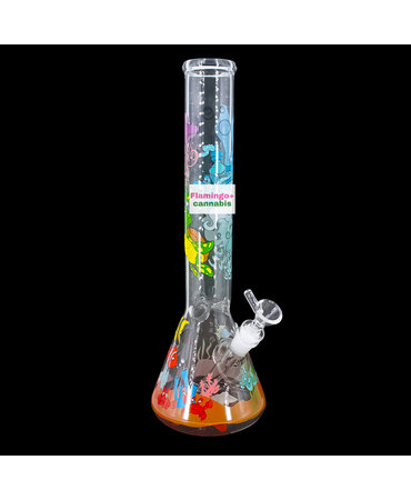 Red Eye Tek Red Eye Glass 15" Reefer Madness Beaker Bong