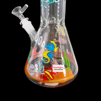 Red Eye Glass 15" Reefer Madness Beaker Bong