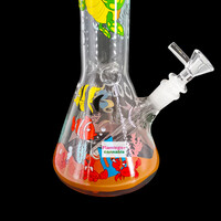Red Eye Glass 15" Reefer Madness Beaker Bong