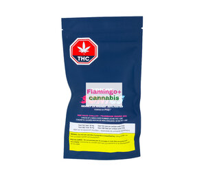 Sonic Red Razz Chiller Indica Gummies 5X10MG - Flamingo Plus Cannabis