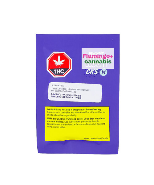 Hycycle Max 1000 Kush CKS 1:1 THC:CBD Hybrid Cartridge 1.1G