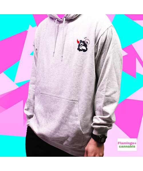 Flamingo+ Ash Hoodie "GOOD BAD"