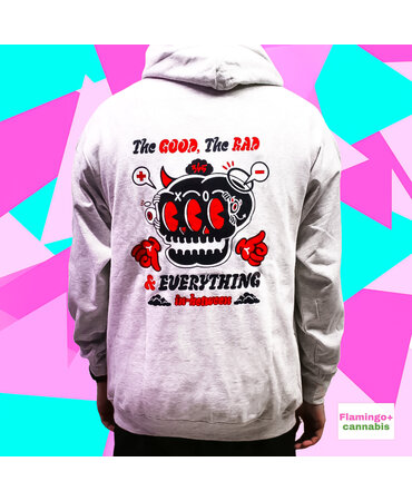 flamingo+ Flamingo+ Ash Hoodie "GOOD BAD"