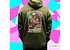 flamingo+ Flamingo+ Military Green Hoodie  "Good Vibes Only"