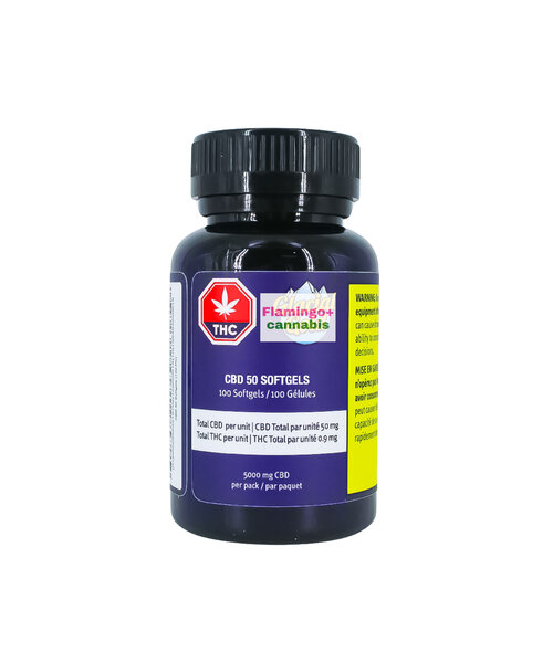 Glacial Gold CBD 50 Soft Gels X100