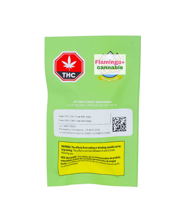 Glacial Gold Glacial Gold Anytime 1:1 Honey Cucumber Hybrid Disposable 1G