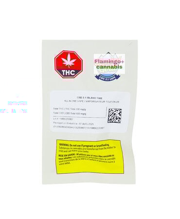 Glacial Gold Glacial Gold 3:1 Island Time AIO Hybrid Disposable 1G