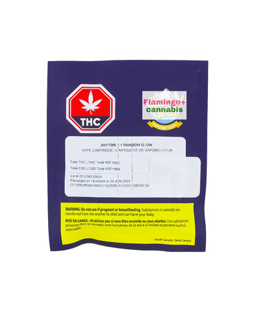 Glacial Gold Glacial Gold Anytime 1:1 Rainbow Glow Hybrid Cartridge 1G