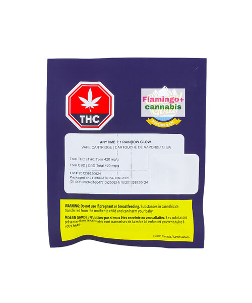 Glacial Gold Anytime 1:1 Rainbow Glow Hybrid Cartridge 1G