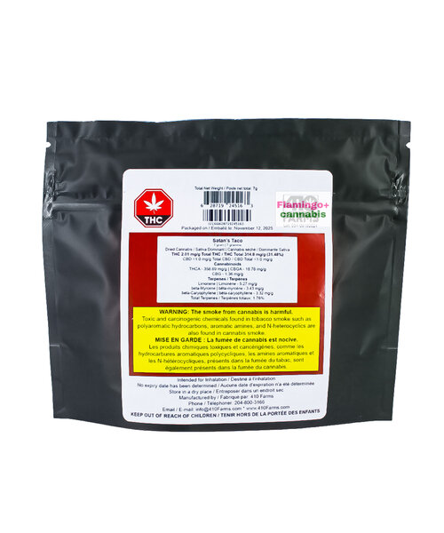 410 Farms Satans Taco Sativa Flower 7G