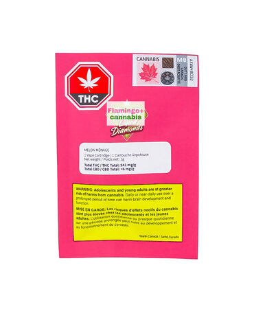 Flyte 1000 Flyte Melon Menage Liquid Diamond Sativa Cartridge 1G