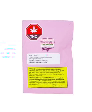 Flyte 1000 Flyte Bubble Mania Ice Liquid Diamond Indica Cartridge 1G