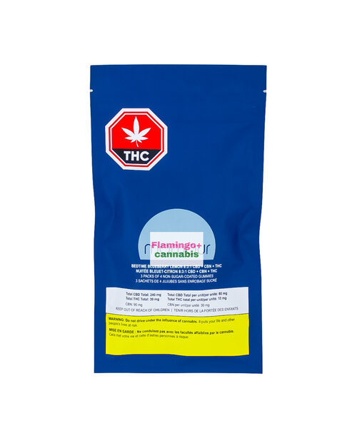 Monjour Bedtime Blueberry Lemon Mutipack Indica Gummies X12