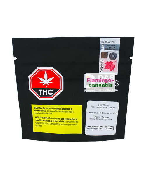 Dab Bods Sour Mango Infused Hybrid Flower 2G