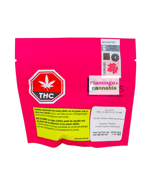 Dab Bods Pink Goat Infused Indica Flower 2G