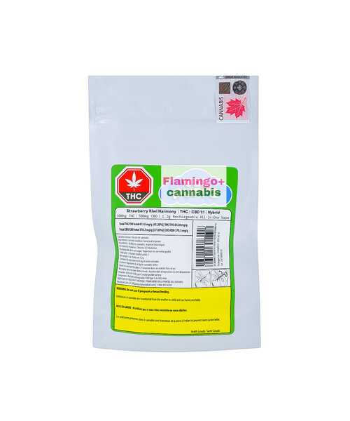 Voxpuffz Strawberry Kiwi Harmony 1:1 Hybrid Disposable 1.2G