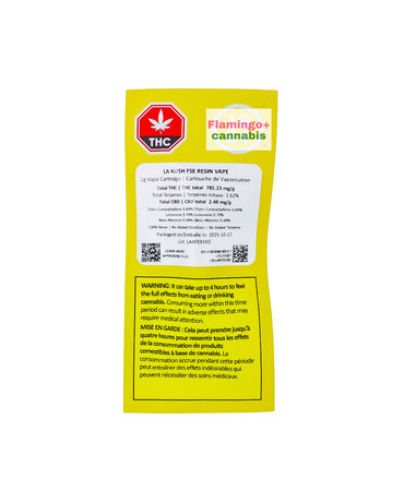 1964 1964 LA Kush Cake  FSE Resin Indica Cartridge 1G