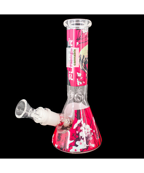 Pulsar Design Series Beaker Bong Sesh Set "Sakura Skulls"