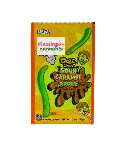 WarHeads Ooze Sour Ropes Caramel Apple
