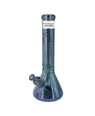 infyniti Infyniti 14" Chrome Sunshine Beaker Bong Dark Green
