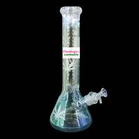 Infyniti 14" Chrome Sunshine Beaker Bong Yellow