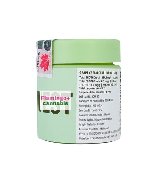 Qwest Grape Cream Cake Indica Flower 3.5G