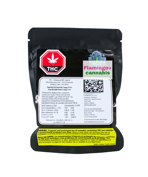 HeadStone Cannabis VS1 THCA Infused Hybrid Pre-Rolls 3X0.5G