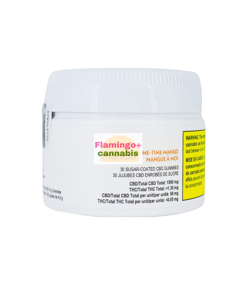 Monjour Me Time Mango 50MG CBD Gummies X30