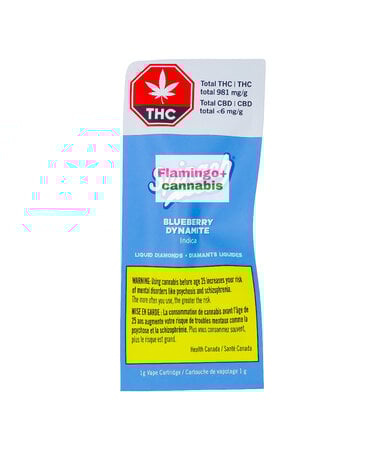 Spinach Spinach BlueBerry Dynamite Indica Cartridge 1G