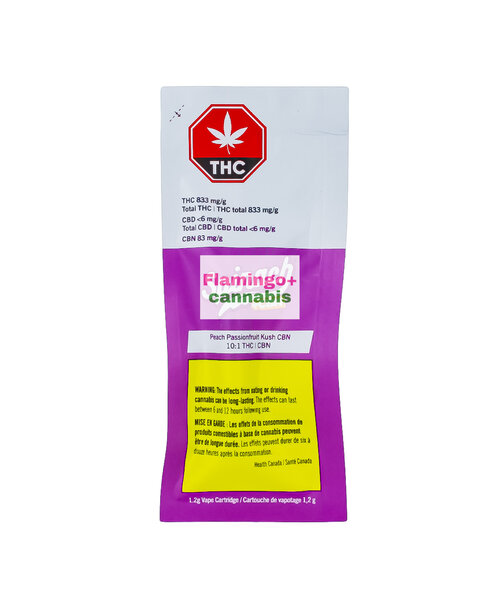 Spinach Peach Passionfruit 10:1 THC/CBN Indica Cartridge 1.2G